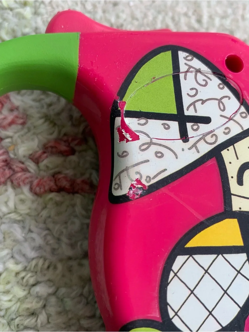 Vintage rare Romero Britto Pop Art Retractable Dog Leash